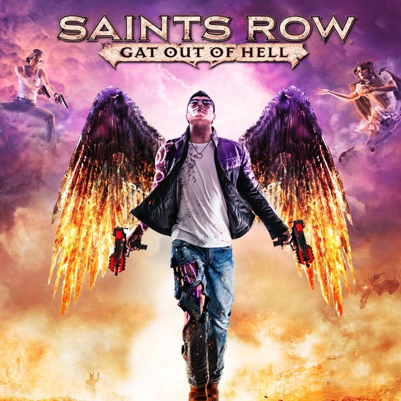 Saints Row Gat Out of Hell box art for Playstation 4